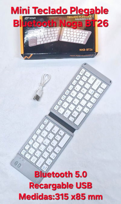Teclado Inalámbrico Bluetooth Noga BT26