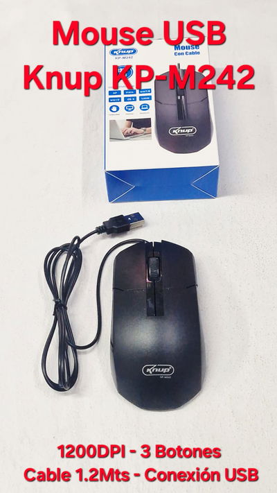 Mouse C/Cable Usb Knup Kp-M242