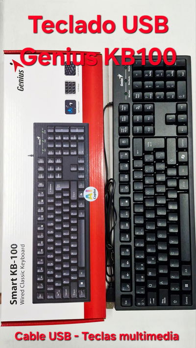 Teclado C/Cable Usb Genius Smart KB-100