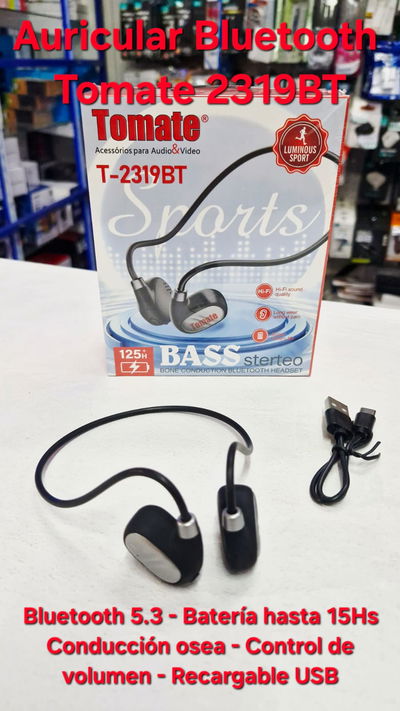 Auricular Bluetooth TOMATE T-2319BT