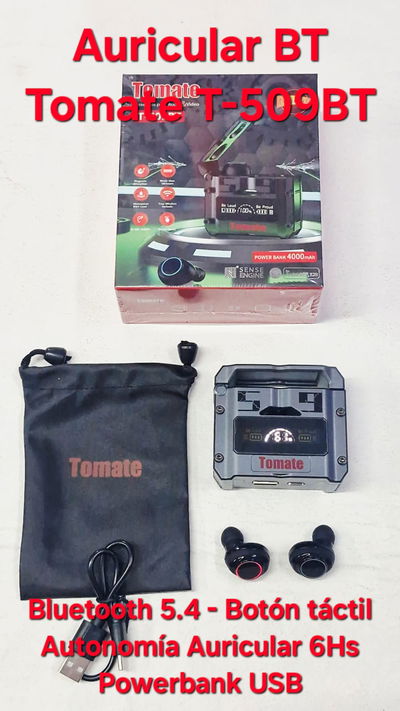 Auricular Bluetooth TOMATE T-509BT
