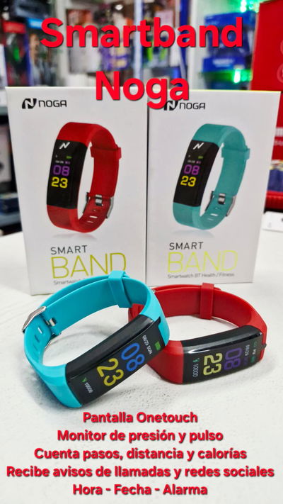 Smartband Noga - Rojo o Celeste