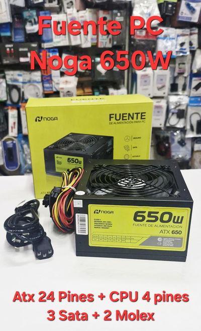 Fuente Para Pc 650W Noga Atx650