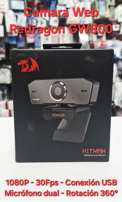Webcam C/Microfono Redragon Hitman