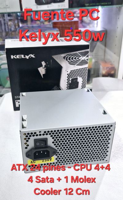 Fuente Para Pc 550W Kelyx Kl-Atx550
