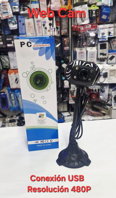 Webcam C/Microfono 480P