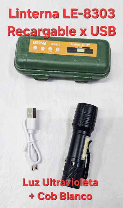 Linterna Recargable LELONG LE-8303