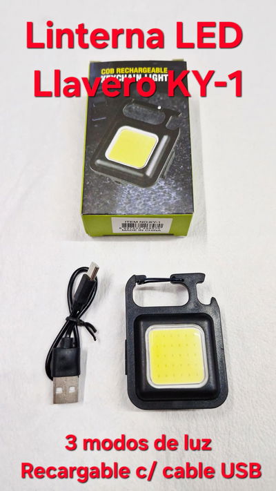 Linterna Llavero Recargable KY-1
