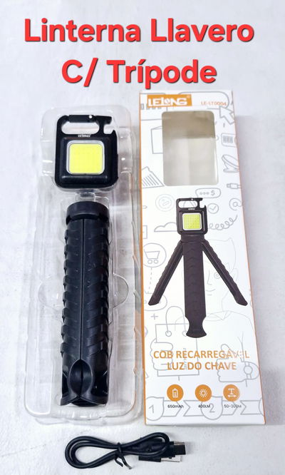 Linterna Llavero Recargable LELONG LT0004