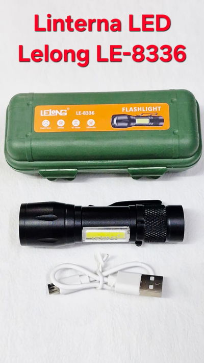 Linterna LED Recargable Lelong LE-8336