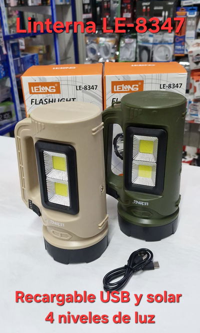 Linterna Recargable LELONG 8347