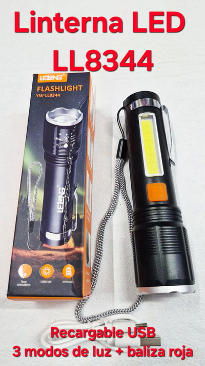 Linterna Recargable LELONG LL8344