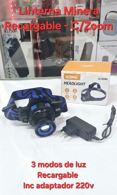 Linterna Minera Recargable LELONG LE-8340