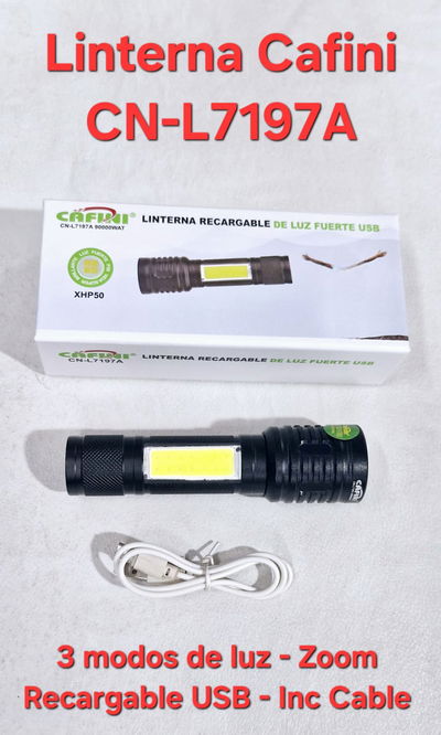 Linterna Recargable CAFINI CN-L7197A