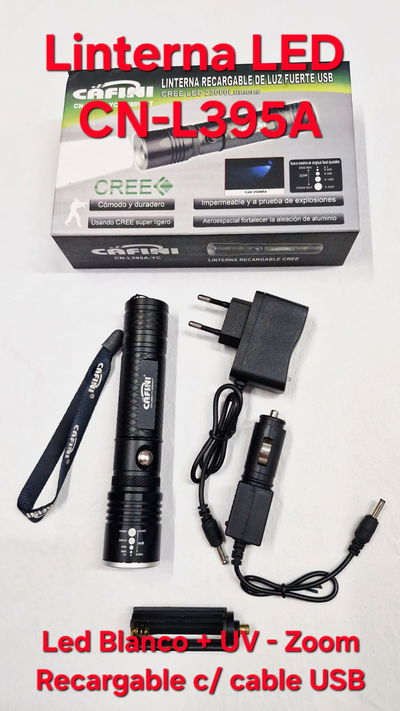 Linterna Recargable CAFINI CN-L395A 