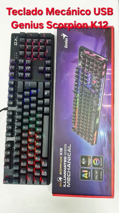 Teclado c/ cable USB Mecanico Genius Scorpion K12