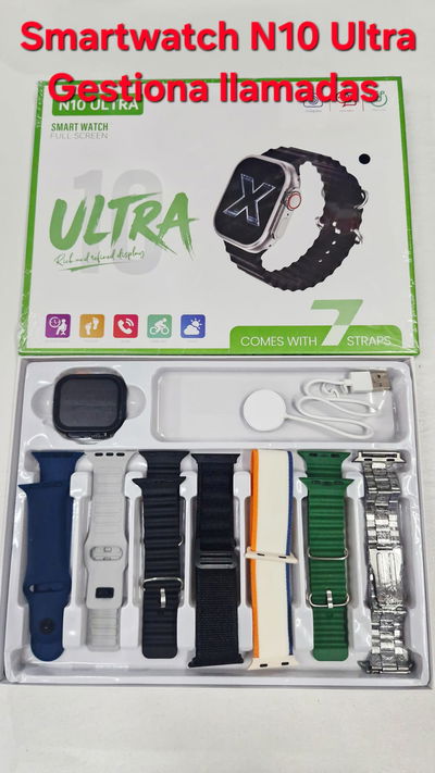 Smartwatch N10 Ultra - 7 mallas