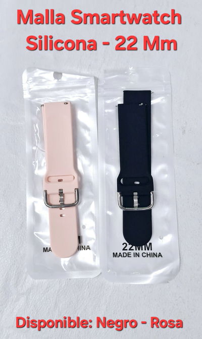 Malla Smartwatch 22Mm - silicona