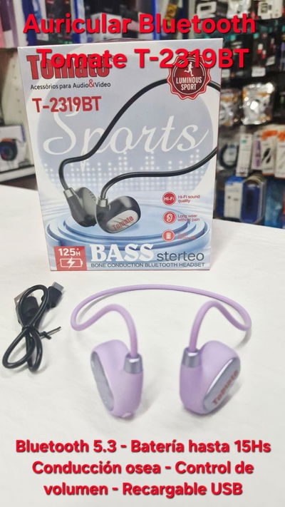 Auricular Bluetooth TOMATE T-2319BT