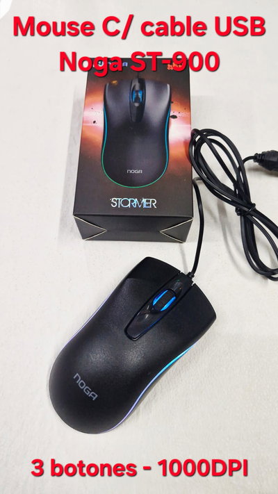 Mouse C/Cable Usb Noga Stormer ST-900