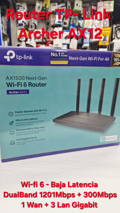 Router Wifi Tp-Link Archer Ax12
