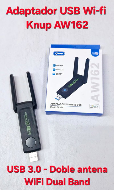 Adaptador Usb Wifi Knup Aw162