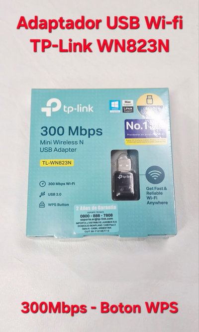 Adaptador Usb Wifi Tp-Link Wn823N