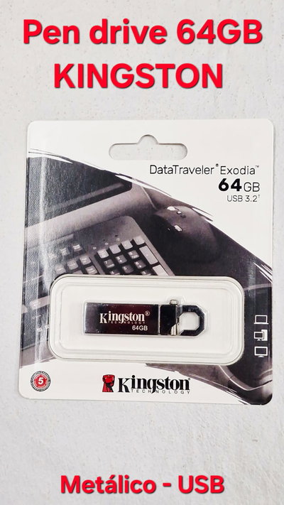Pendrive 64GB Kingston Dt