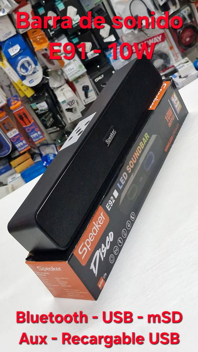 Parlante Bluetooth Barra de sonido E91