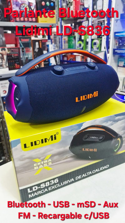 Parlante Bluetooth LIDIMI LD-S836