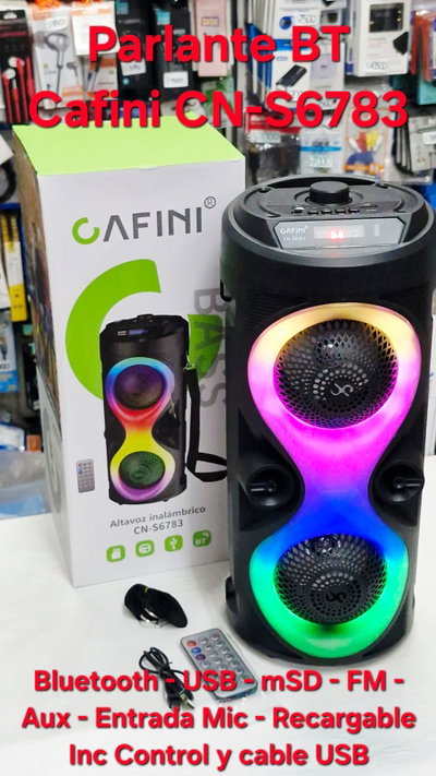 Parlante Bluetooth CAFINI S6783
