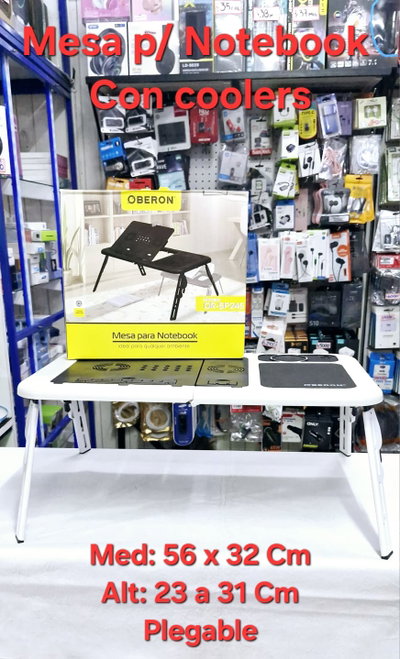 Mesa Con Cooler P/Notebook Oberon Or-Sp245