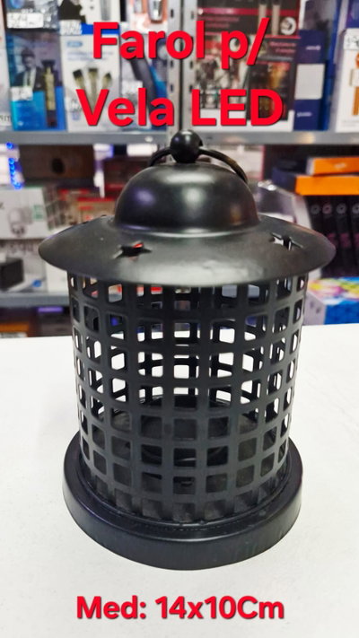 Farol p/ vela Led