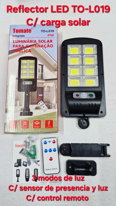 Reflector Led TOMATE L019 c/ carga solar