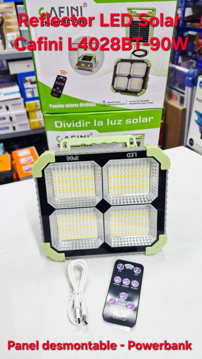 Lampara Led Cafini L4028BT-90w c/carga solar