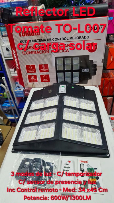 Reflector Led TOMATE L007 c/ carga solar