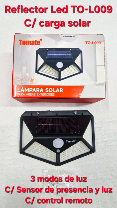 Reflector Led TOMATE L009 c/ carga solar