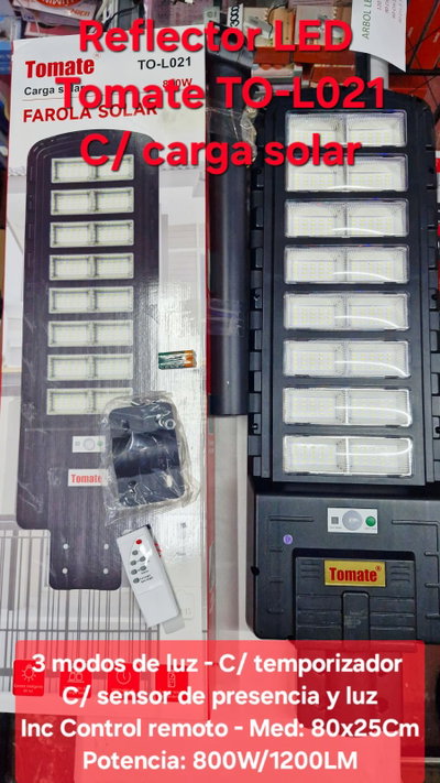 Reflector Led TOMATE L021 c/ carga solar