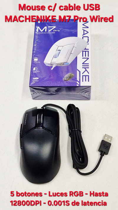 Mouse C/Cable Usb MACHENIKE M7 Pro Wired
