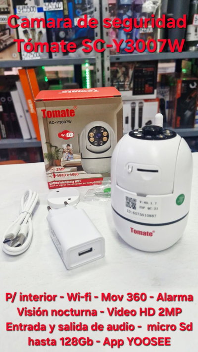 Camara de seguridad WiFi Tomate SC-Y3007W - Interior