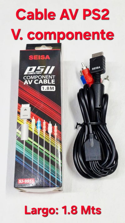 Cable AV V.componente PS2 Play2