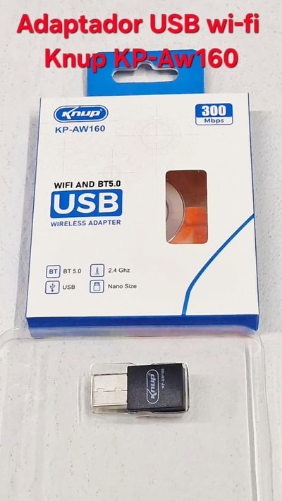 Adaptador Usb Wifi Y Bluetooth Knup Kp-Aw160