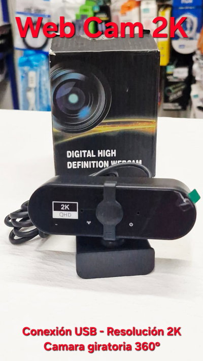 Webcam C/Microfono 2k