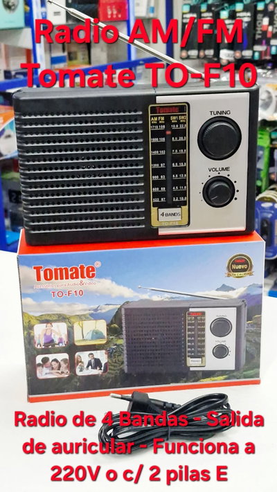 Radio AM/FM TOMATE TO-F10