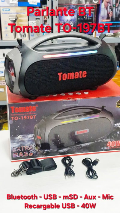 Parlante Bluetooth TOMATE TO-197BT