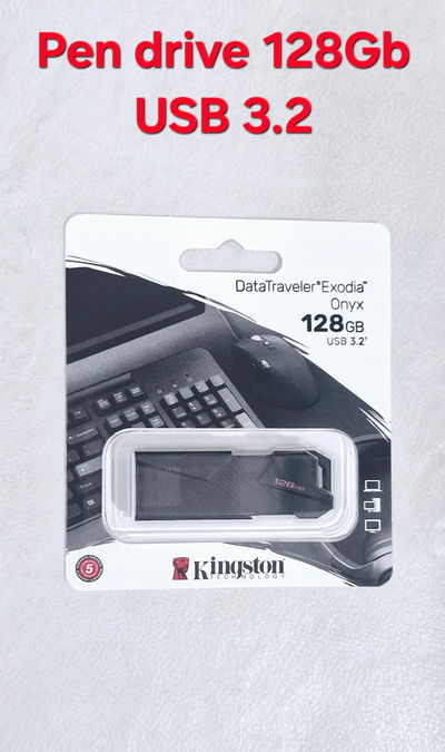 Pen Drive 128Gb Kingston USB3.0 Onyx