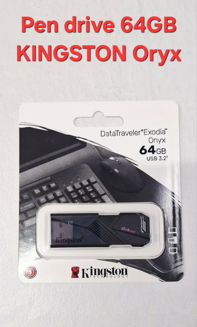 Pen Drive 64Gb Kingston USB3.0 Onyx