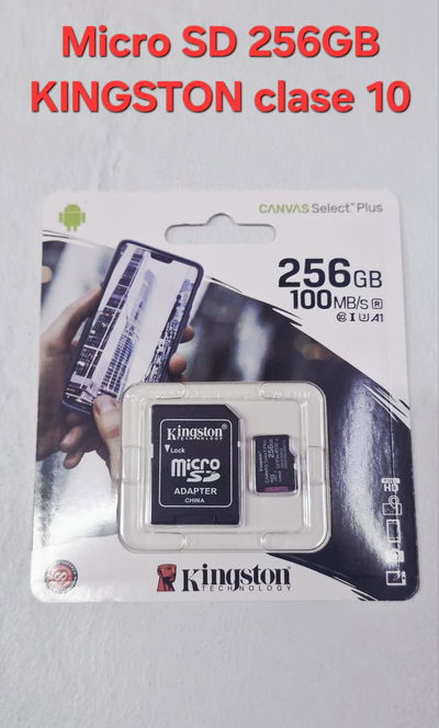 MicroSD 256GB Kingston Clase 10