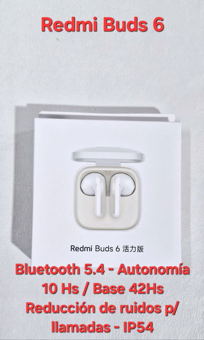 Auricular Bluetooth Redmi Buds 6 