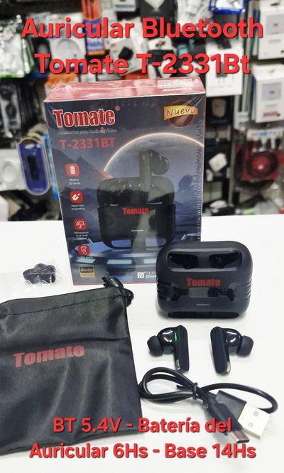 Auricular Bluetooth Tomate T-2331bt